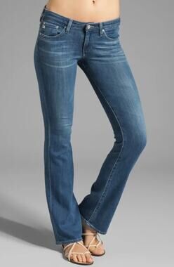AG The Olivia Skinny Bootcut Jeans Medium Wash Denim Size 29R